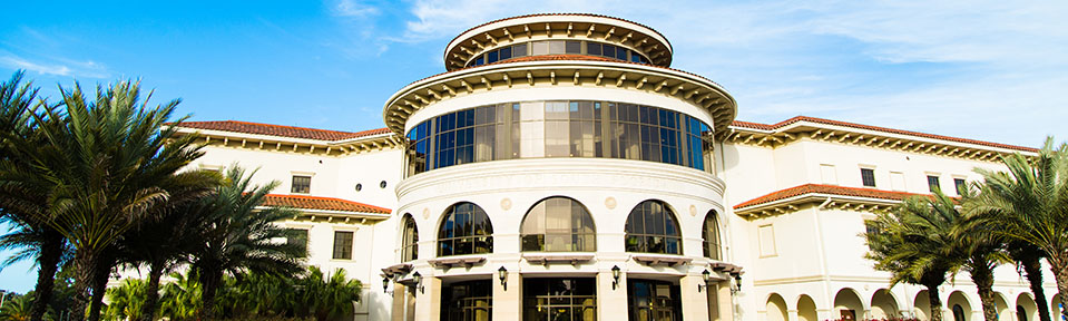 The main ֱ's Sarasota-Manatee campus building.
