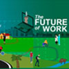 Future of Work on illustrated background