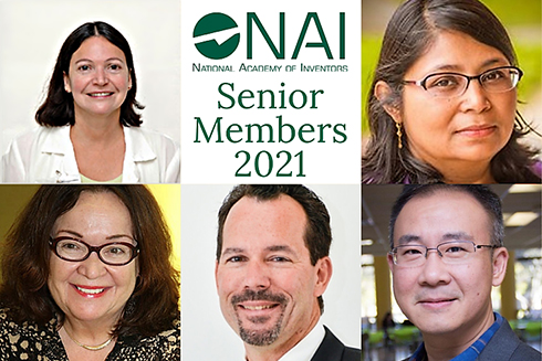 A graphic showing ֱ's new NAI Senior Members