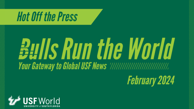 Bulls Run the World cover for our February edition